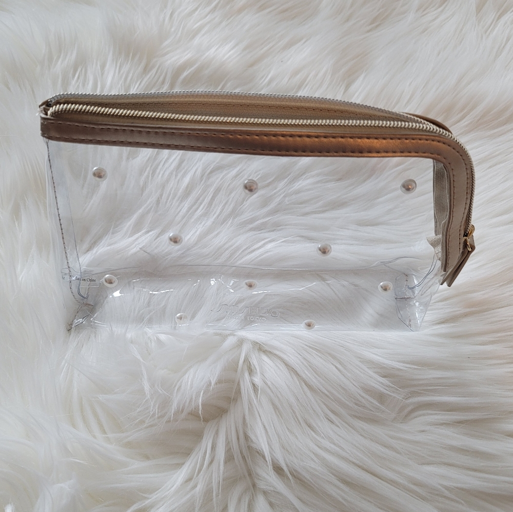 *FREE W Purchase* NEW Shiseido Pearl Makeup Bag
